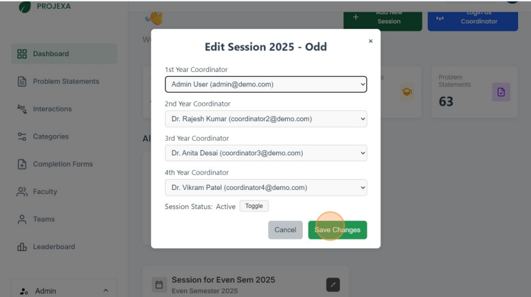Update coordinator - step 3